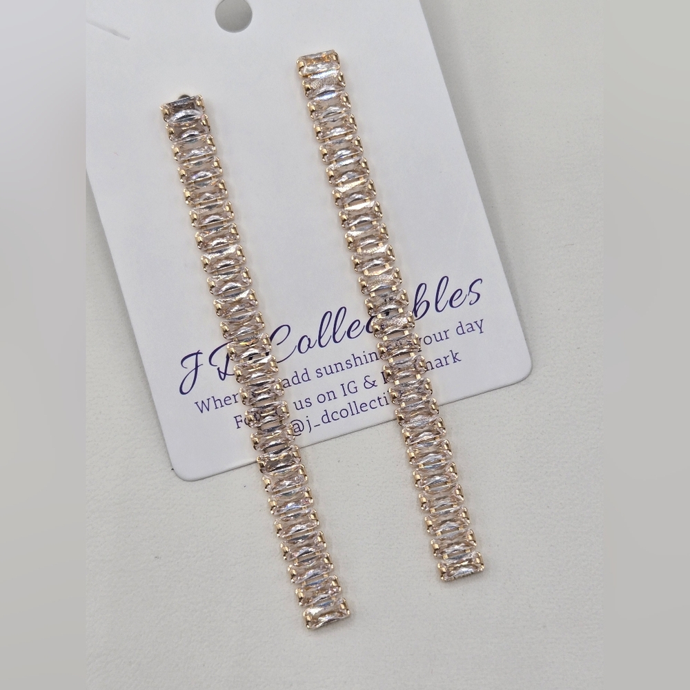 Swarovski Elements Statement Earrings Made With S… - image 2